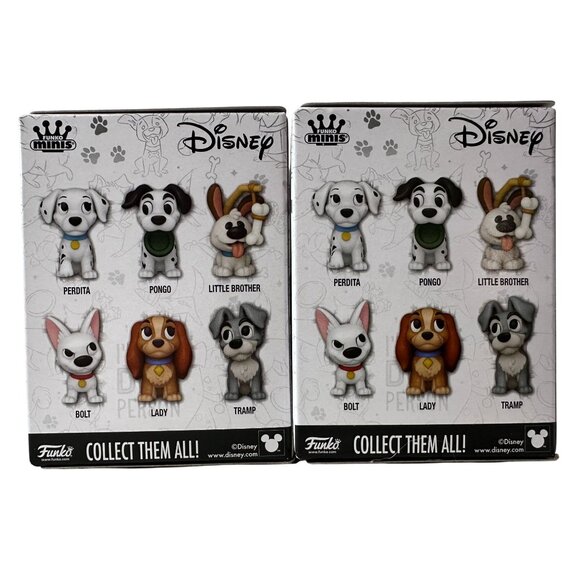 Disney Funko Minis Pongo & Perdita Vinyl Figures Exclusive 101 Dalmatians NEW - Picture 2 of 10